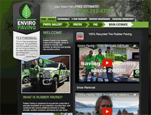 Tablet Screenshot of enviropaving.com